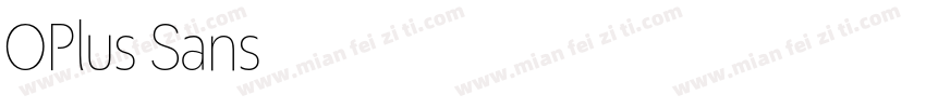 OPlus Sans 35字体转换